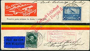 1930 Belgio, 1° Volo ... 