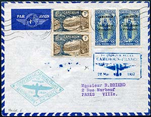 1937 Cameroun, 1° Volo ... 