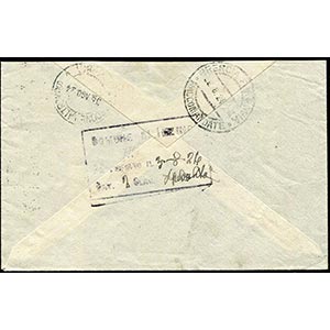 Italy - 1924 - Recommended 1st port from ... 