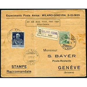 Italia - 1925 - Volo ... 