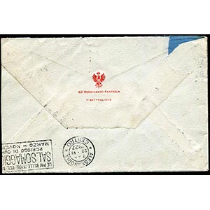 Italia - 1927 - Lettera da Taggia per ... 