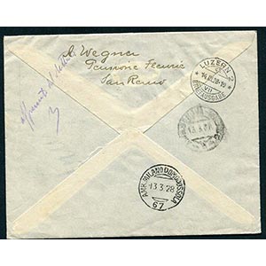 Italy - 1928 - Registered philatelist from ... 