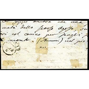 Modena - 1853 - Grande parte di lettera da ... 