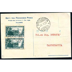 Italy - 1933 - Postcard ... 