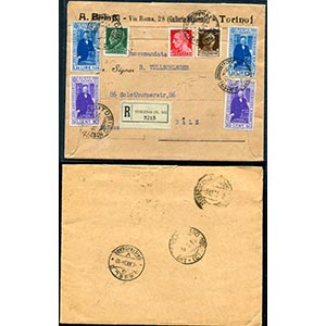 Italy - 1934 - Recommended for Switzerland ... 