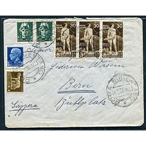 Italia - 1936 - Lettera da Roma a Berna con ... 