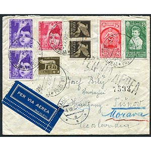 Italy - 1937 - Letter by ... 