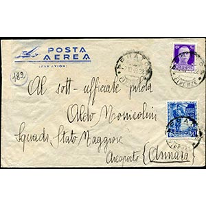 Italy - 1939 - Letter by air from ... 