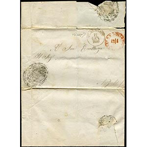 Naples - 1860 - Lieutenancy, envelope of ... 