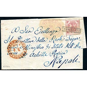 Naples - 1860 - Letter ... 