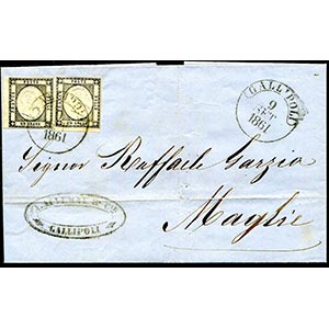 Napoli - 1861 -  Lettera ... 