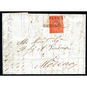 Parma - 1854 - Letter ... 