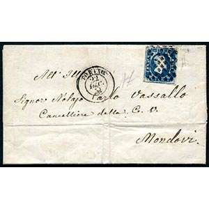 Sardinia - 1851 - Letter ... 