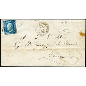 Sicily - 1859 - Letter ... 
