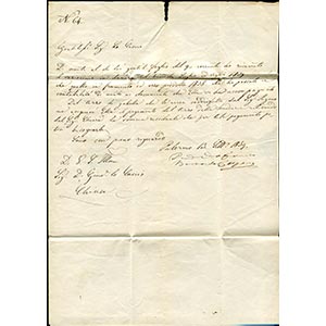 Sicily - 1859 - Letter with text from ... 