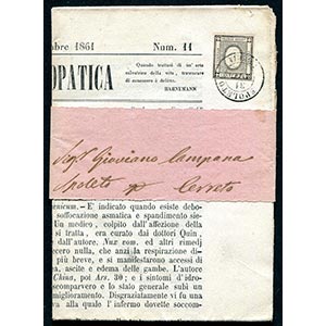 Italia - 1861 - Giornale Rivista ... 