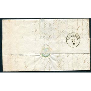 Italy - 1861 - Letter with text, Ferma in ... 