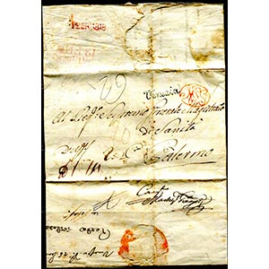 1818 Lettera da Venezia (annullo corsivo ... 
