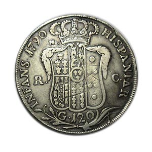 Ferdinando IV - 1790 - Piastra da 120 gr. ... 