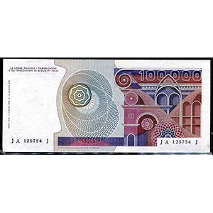 Italia - 01/07/1980 - Lire 100.000 ... 