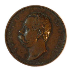 1884 Umberto I, medaglia ... 