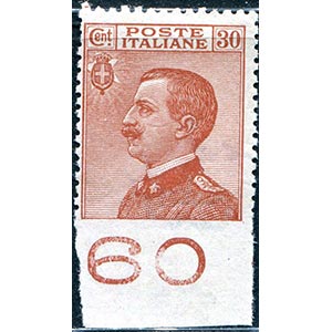 1922 Vittorio Emanuele III  c. 30 bruno ... 