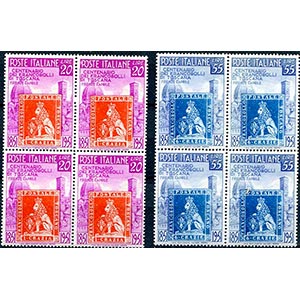 1951 Centenario francobolli di Toscana, in ... 