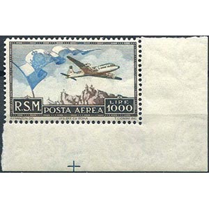 1951 Bandiera, aereo e ... 