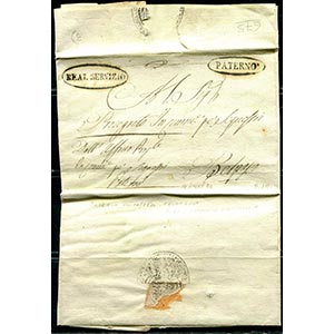 1820 Lettera del 14 ottobre da Paternò ... 
