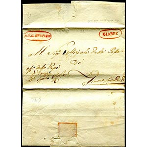1820 Lettera del 19 maggio da Giarre ... 