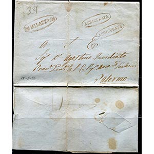 1850 Assicurata del 18 aprile da Gualtieri, ... 