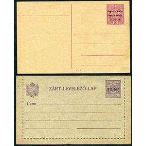 1918 Venezia Giulia, cartolina postale, n. ... 