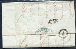 1858 Lombardo Veneto lettera da Milano a ... 