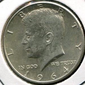 1964 Stati Uniti 1/2 dollaro Kennedy ... 
