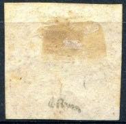 1857 Terranova 1p. brunastro n. 1 Cat. 125 MH