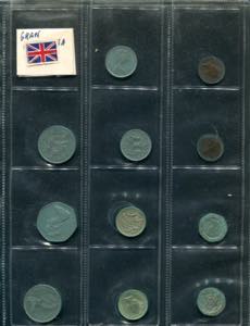 1927/85 Gran Bretagna lotto 62 Monete ... 