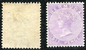 1865/73 Bermuda Regina Vittoria n. 4 MH. 