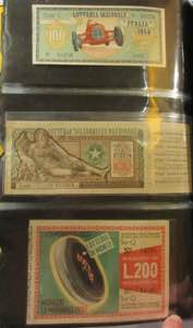 ANTIQUES - Lottery Tickets - Collection of ... 