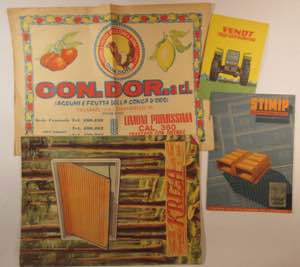 ANTIQUES - Advertising - Set of 2 brochures, ... 