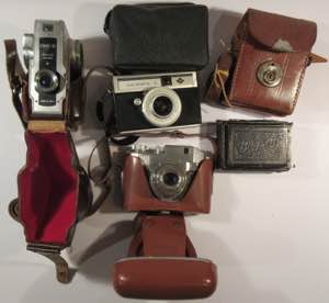 ANTIQUES - Photography - Lot of 4 cameras, ... 