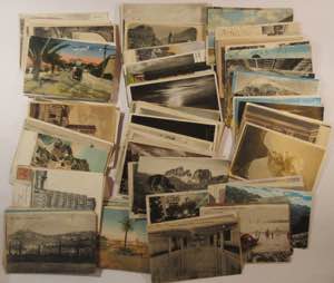 Lot of 225 regional postcards from all over ... 