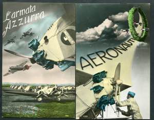 Regia Aeronautica - 1941/42 - 6 cartoline a ... 