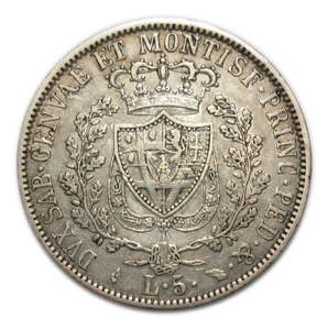 Coins - Carlo Felice - 1828 - 5 lire - ... 