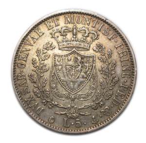 Coins - Carlo Felice - 1829 - 5 lire - ... 