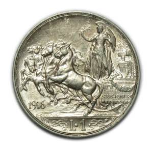 Coins - Vittorio Emanuele III -1916 - 1 Lire ... 