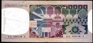 Banknotes - Italy - 12/06/1978 - Lire 50,000 ... 