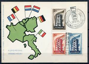 Luxembourg - 1956 - Europe series no. 514/16 ... 