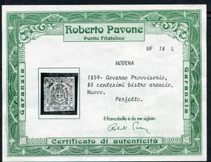 Antichi Stati Italiani - 1859 - Governo ... 