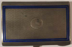 Cigarette case in 900/1000 silver, with ... 