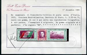 Italia Regno - 1933 - Crociera ... 